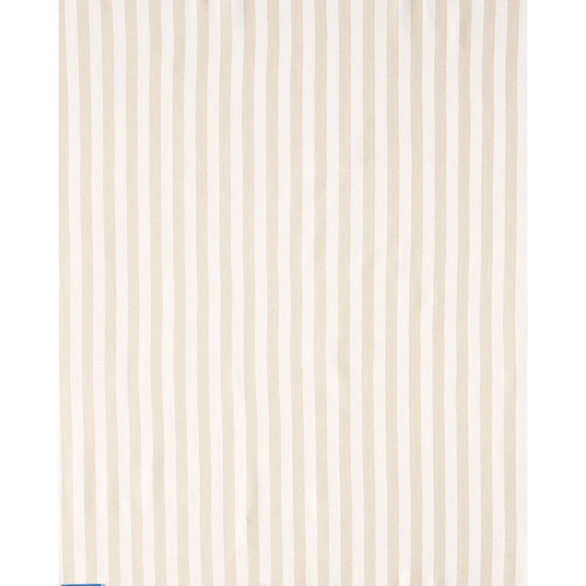 Schumacher 83842 Even Stripe Sand fabric swatch