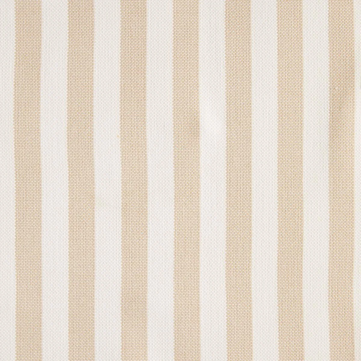 Schumacher 83842 Even Stripe Sand fabric swatch