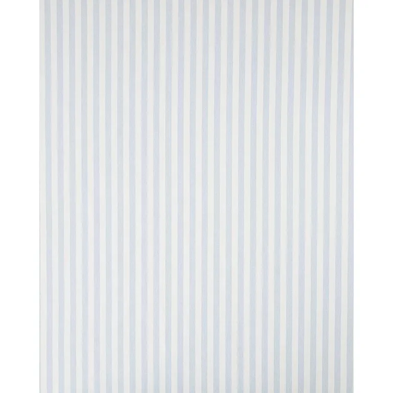 Schumacher 83841 Even Stripe Sky fabric swatch