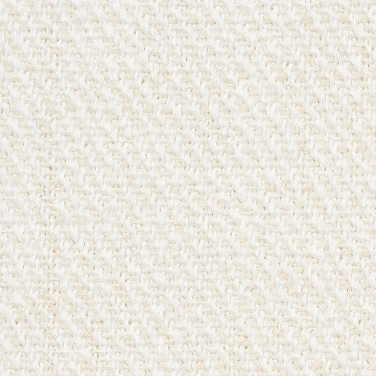 Schumacher 75884 Everett Performance Twill Ivory fabric swatch