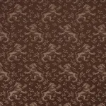 Schumacher 87542 Ewan's Beasts Brown fabric swatch