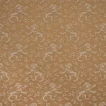 Schumacher 87541 Ewan's Beasts Wheat fabric swatch