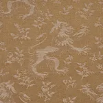 Schumacher 87541 Ewan's Beasts Wheat fabric swatch