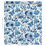 Schumacher 177981 Exotic Butterfly Indoor/Outdoor Marine fabric swatch