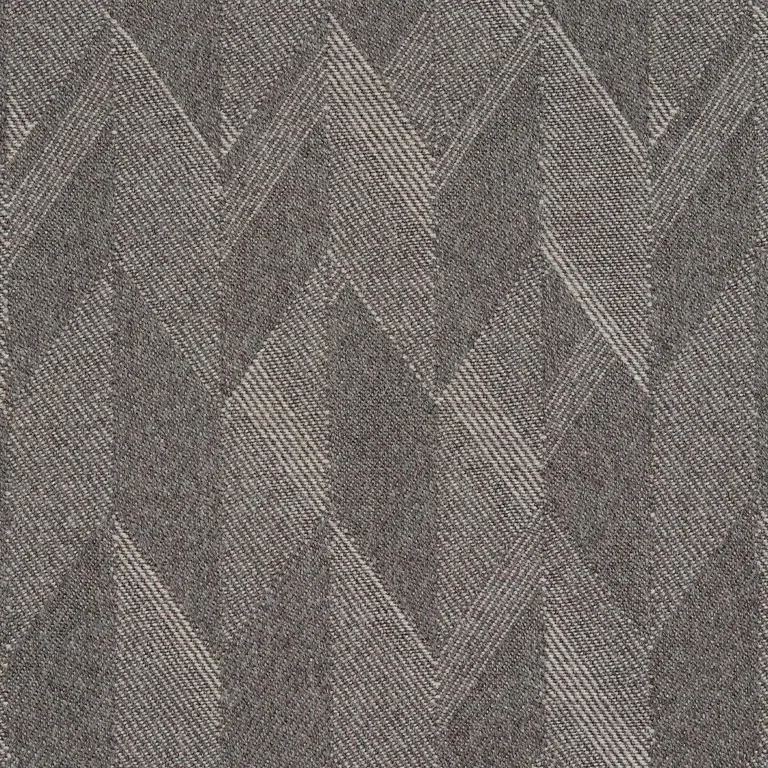 Schumacher 81932 Ezra Wool Basalt fabric swatch