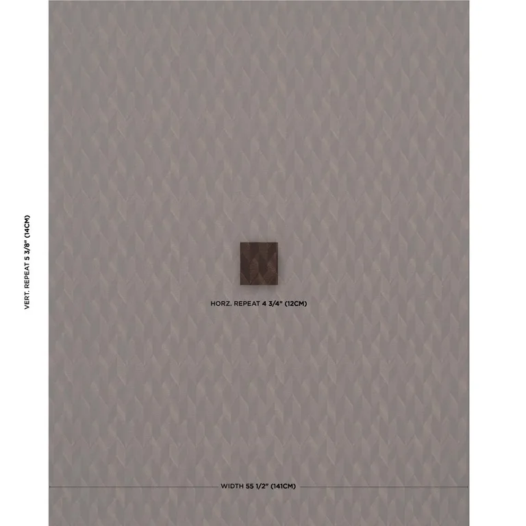 Schumacher 81934 Ezra Wool Chocolate fabric swatch