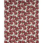 Schumacher 180260 Fabienne Red fabric swatch