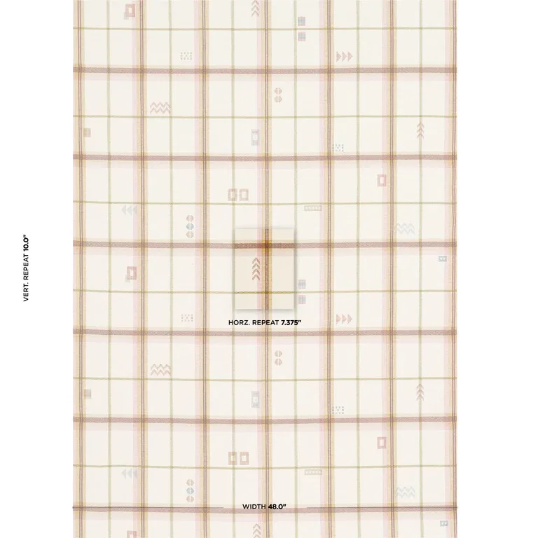 Schumacher 82841 Fable Alpine fabric swatch