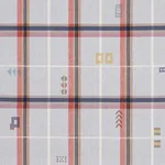 Schumacher 82840 Fable Fjord fabric swatch