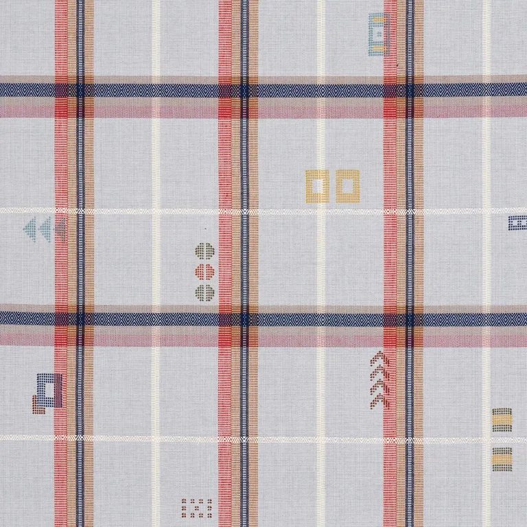 Schumacher 82840 Fable Fjord fabric swatch