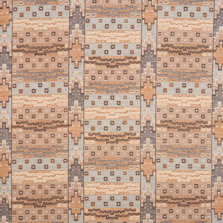 Schumacher 81992 Fairuza Flatweave Fog fabric swatch