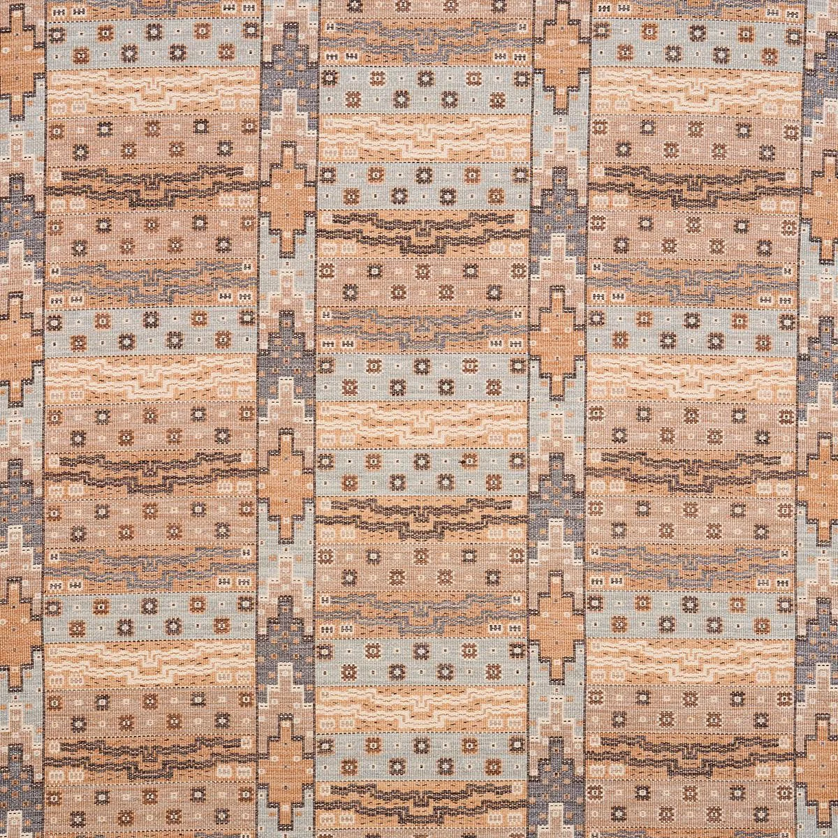 Schumacher 81992 Fairuza Flatweave Fog fabric swatch