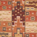 Schumacher 81990 Fairuza Flatweave Spice fabric swatch