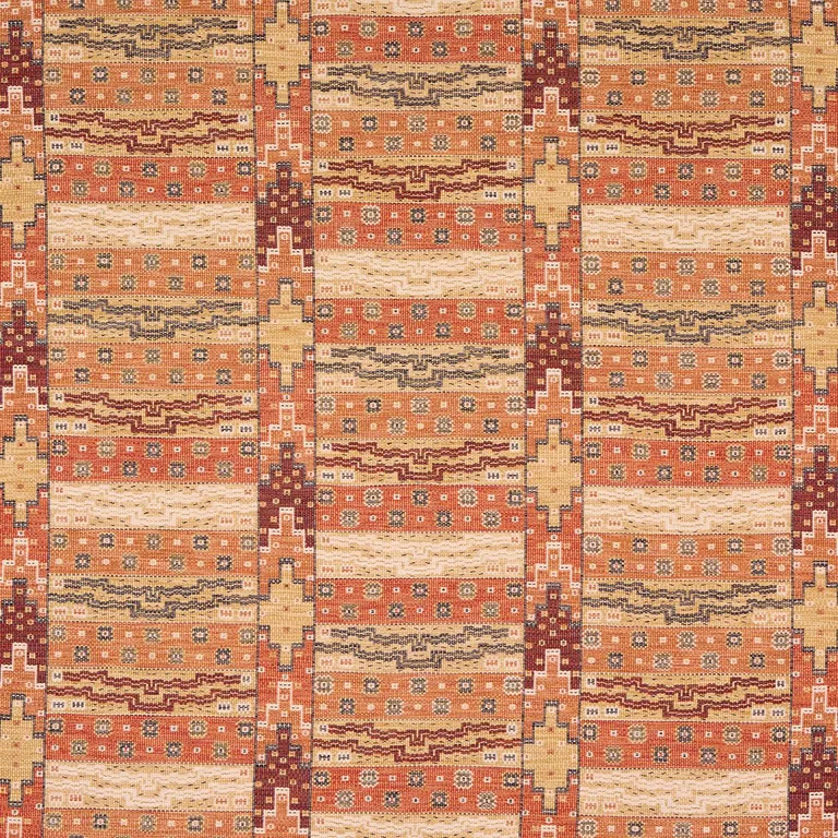 Schumacher 81990 Fairuza Flatweave Spice fabric swatch