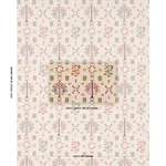 Schumacher 85980 Fairview Cross Stitch Embroidery Multi fabric swatch