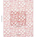 Schumacher 180952 Fancy Beast Indoor/ Outdoor Coral Cheetah fabric swatch