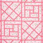 Schumacher 180953 Fancy Beast Indoor/ Outdoor Palm Beach Pink fabric swatch