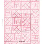Schumacher 180953 Fancy Beast Indoor/ Outdoor Palm Beach Pink fabric swatch