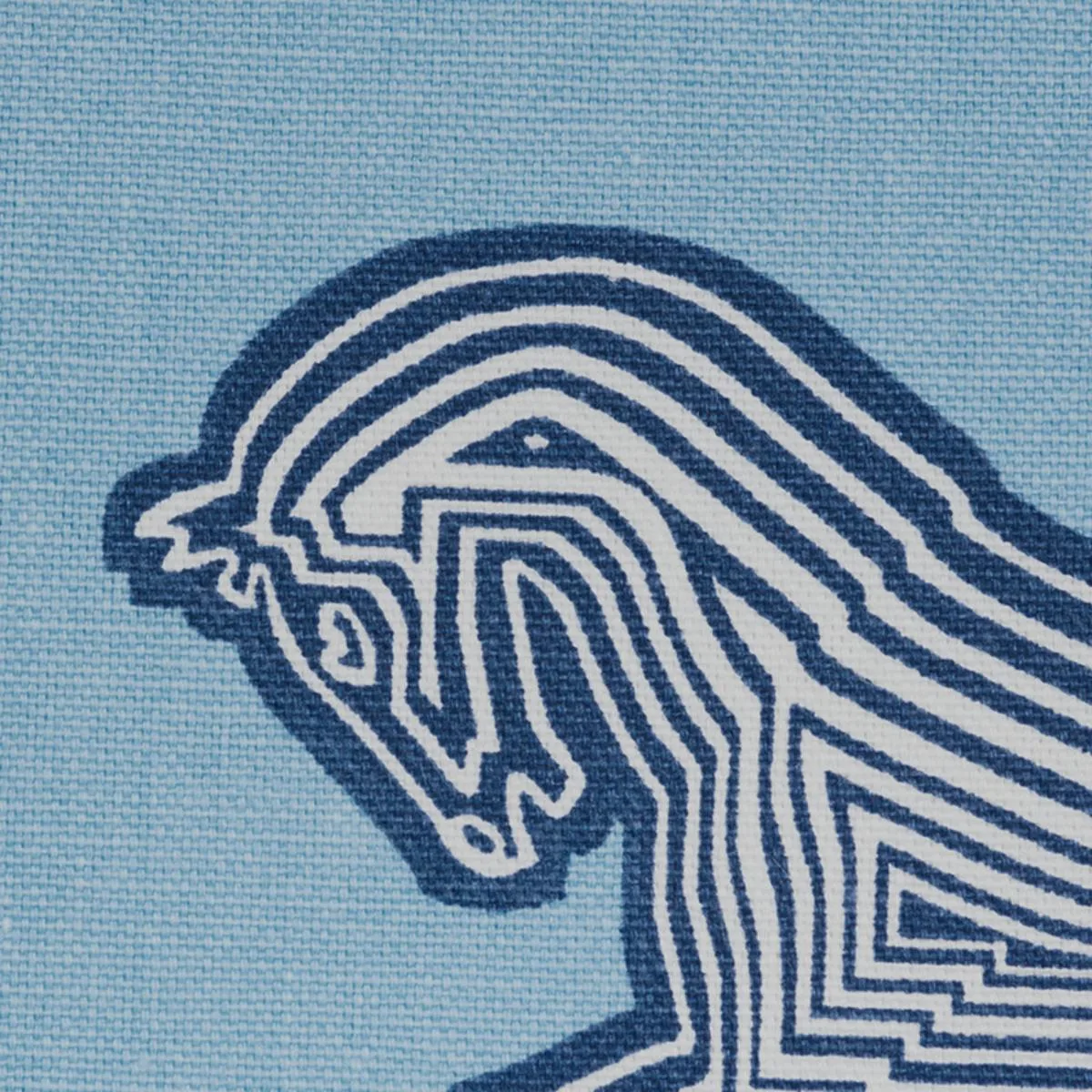 Schumacher 178011 Faubourg Blue fabric swatch