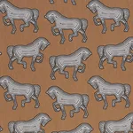 Schumacher 178012 Faubourg Brown fabric swatch