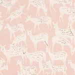 Schumacher 177723 Fauna Dusty Pink fabric swatch