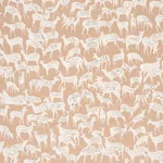 Schumacher 177722 Fauna Fawn fabric swatch