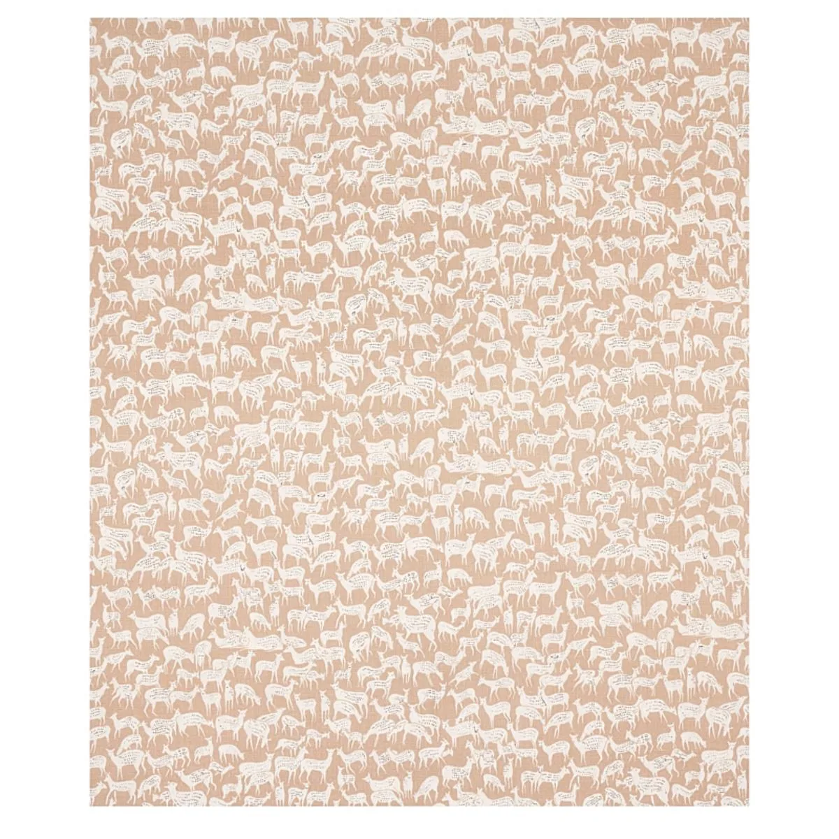 Schumacher 177722 Fauna Fawn fabric swatch
