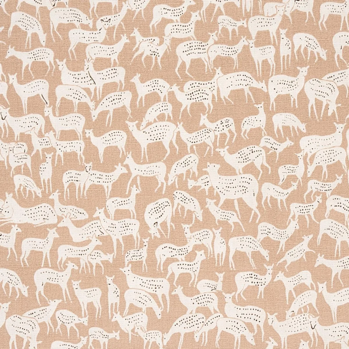 Schumacher 177722 Fauna Fawn fabric swatch