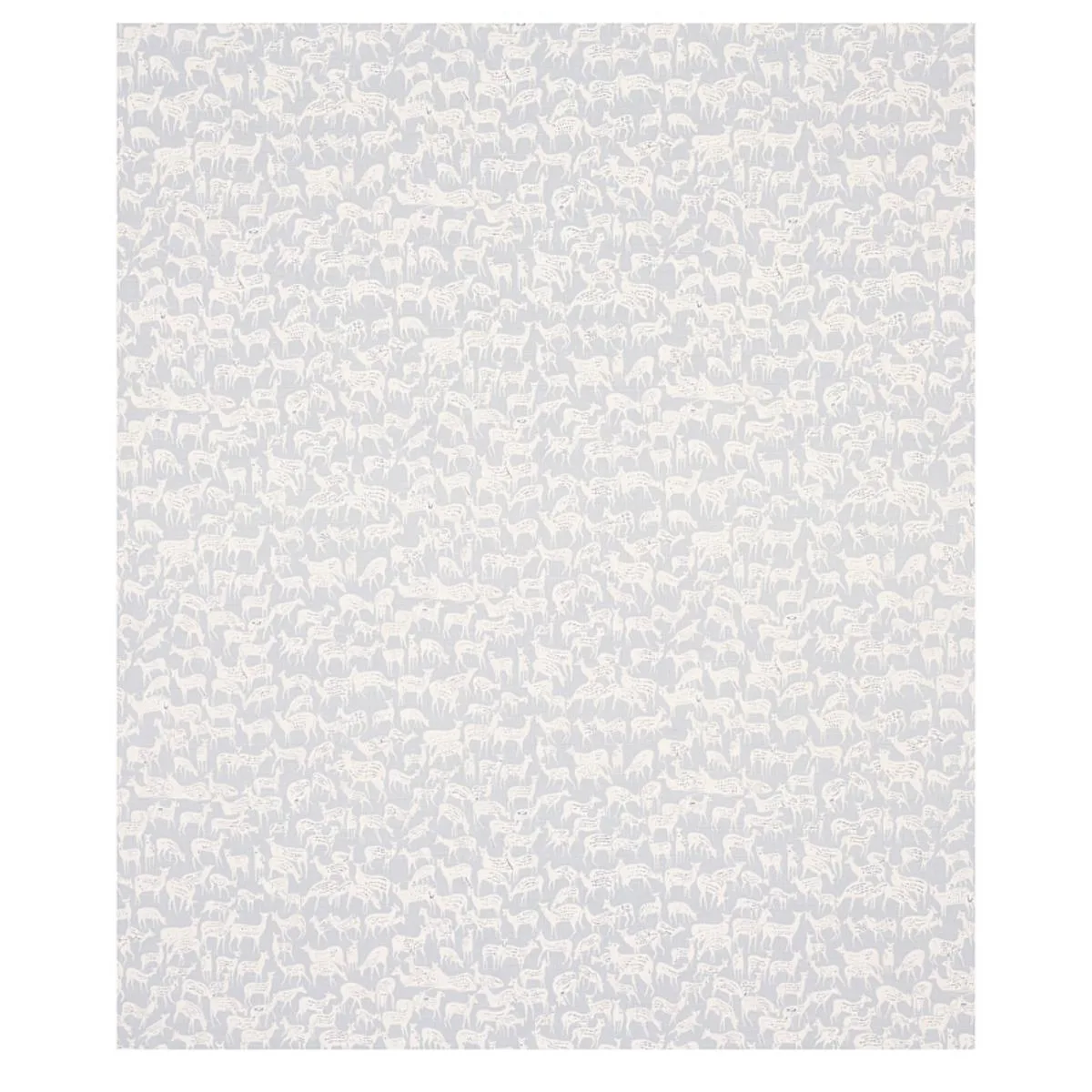 Schumacher 177724 Fauna Slate Blue fabric swatch
