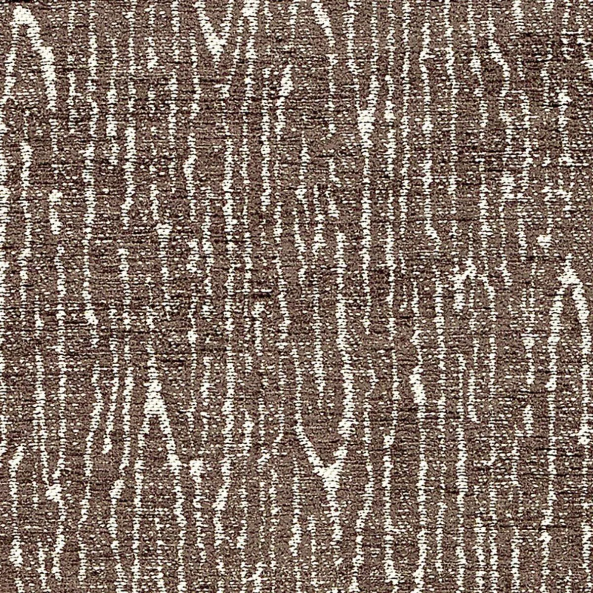 Schumacher 69220 Faux Bois Chenille Walnut fabric swatch