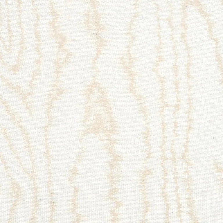 Schumacher 180790 Faux Bois Sheer Sand fabric swatch