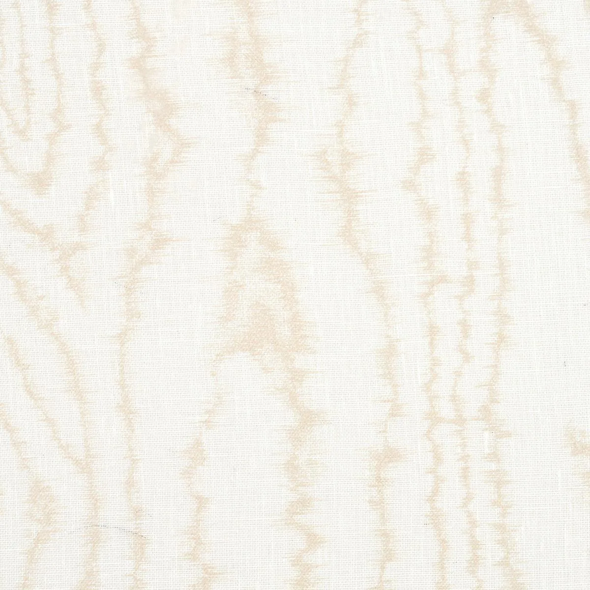 Schumacher 180790 Faux Bois Sheer Sand fabric swatch