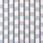 Schumacher 84712 Faye Ikat Chambray fabric swatch
