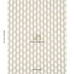 Schumacher 84711 Faye Ikat Leaf fabric swatch