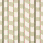 Schumacher 84711 Faye Ikat Leaf fabric swatch