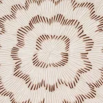 Schumacher 180361 Feather Bloom Dove fabric swatch