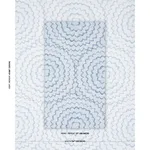 Schumacher 180360 Feather Bloom Two Blues fabric swatch