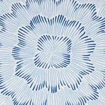 Schumacher 180360 Feather Bloom Two Blues fabric swatch