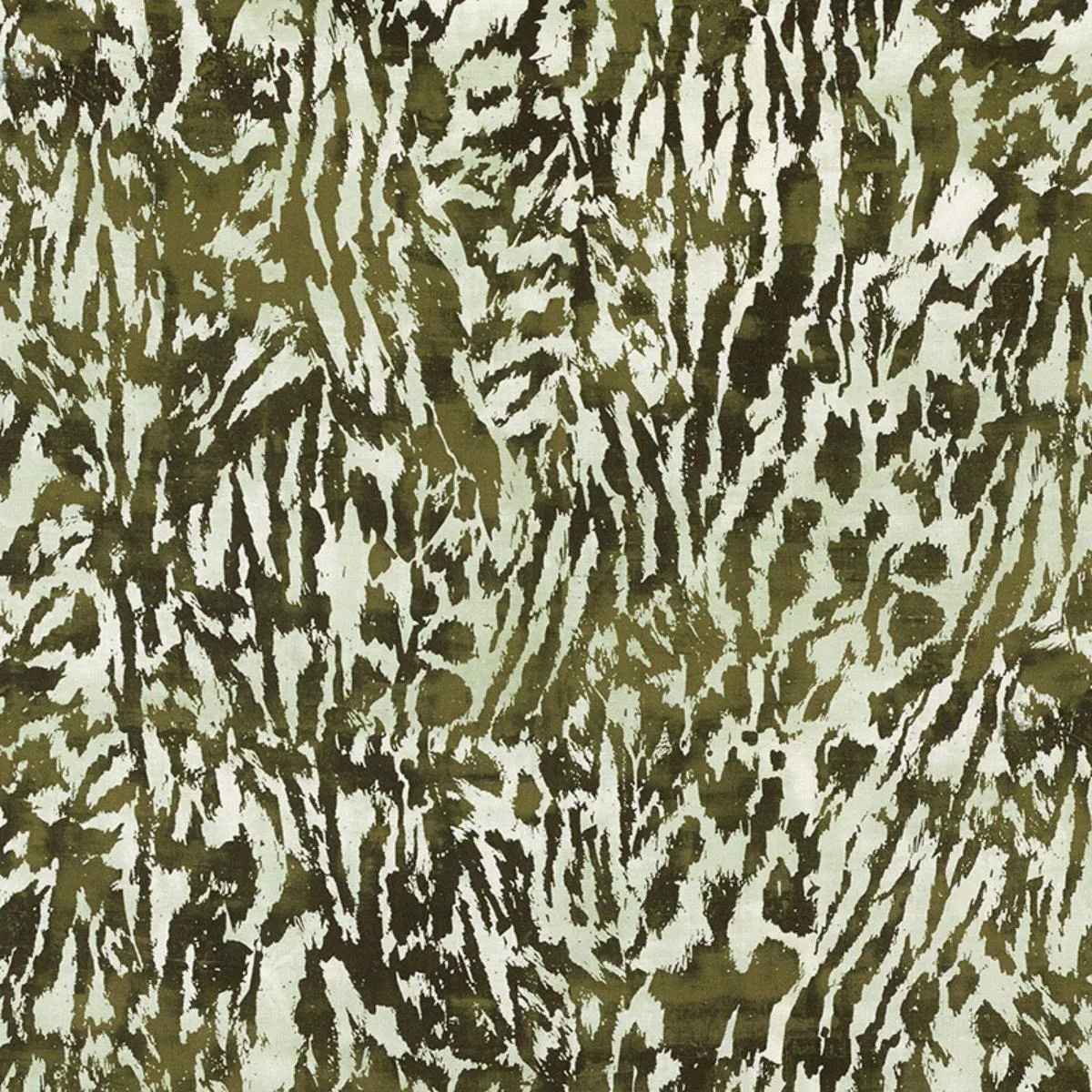 Schumacher 175994 Feline Amazon fabric swatch