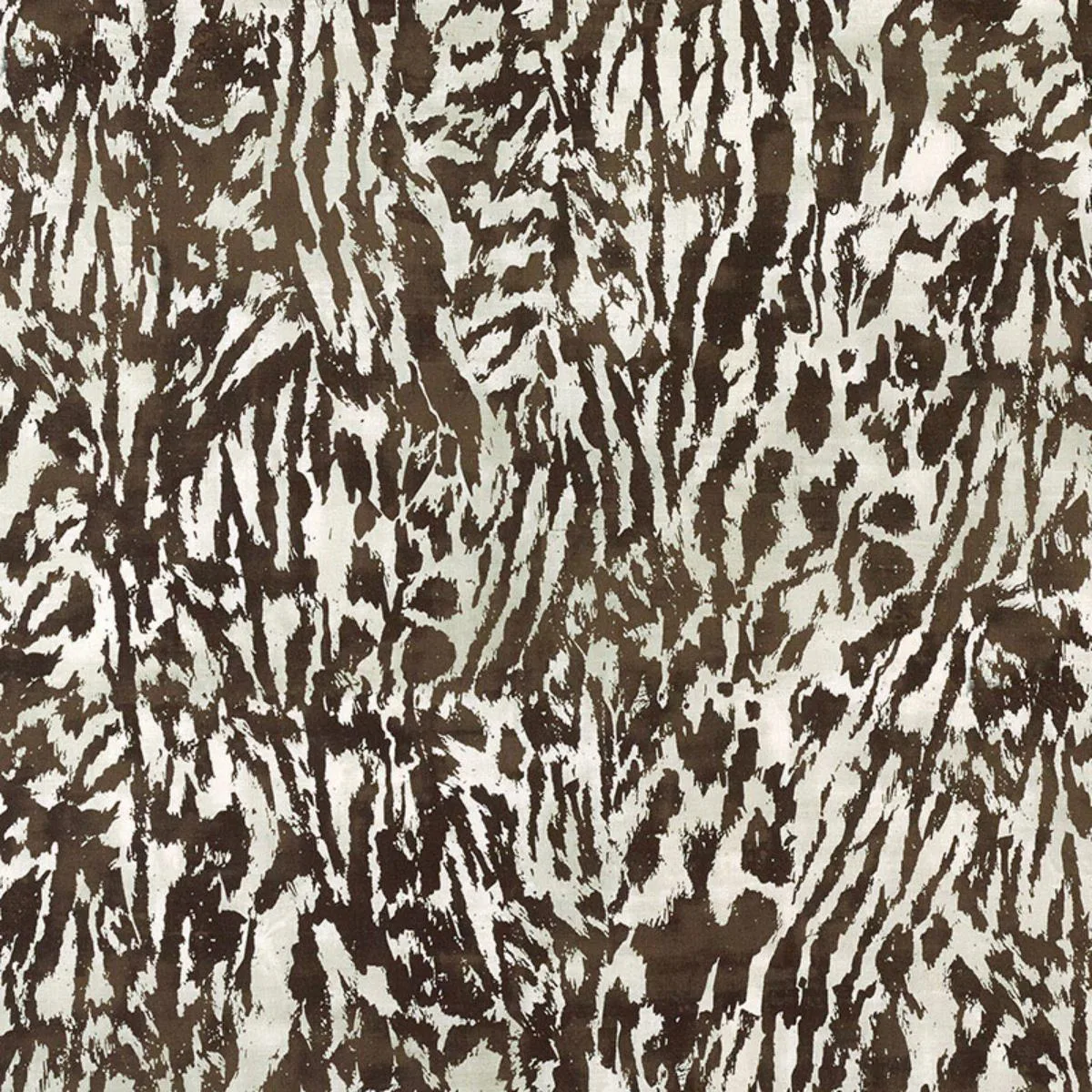 Schumacher 175992 Feline Darkwood fabric swatch