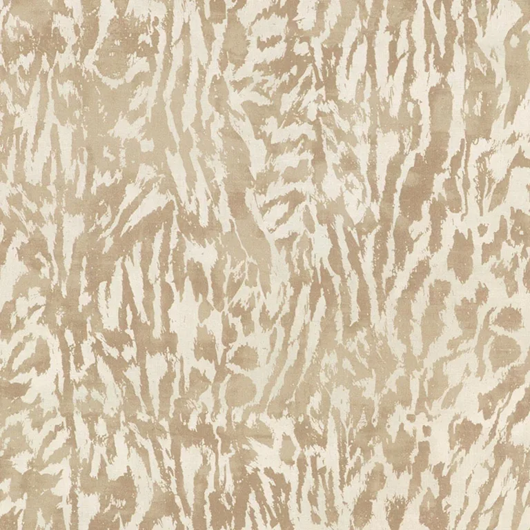 Schumacher 175991 Feline Natural fabric swatch