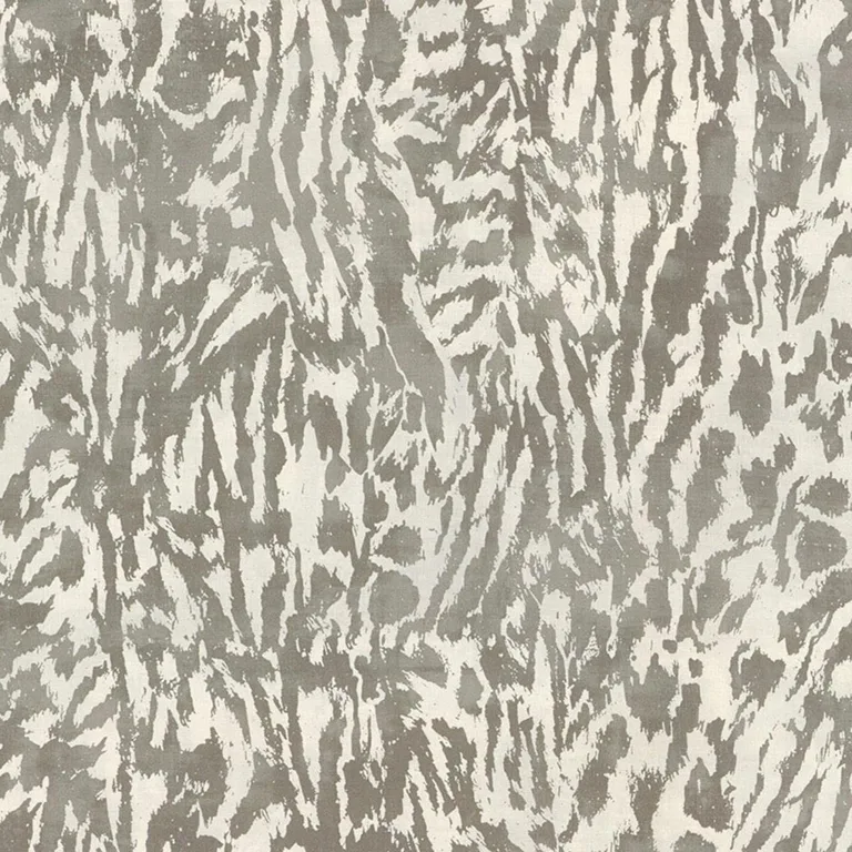 Schumacher 175990 Feline Stone fabric swatch