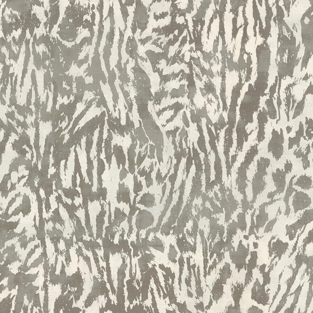 Schumacher 175990 Feline Stone fabric swatch