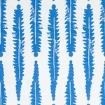 Schumacher 179153 Fern Blue fabric swatch