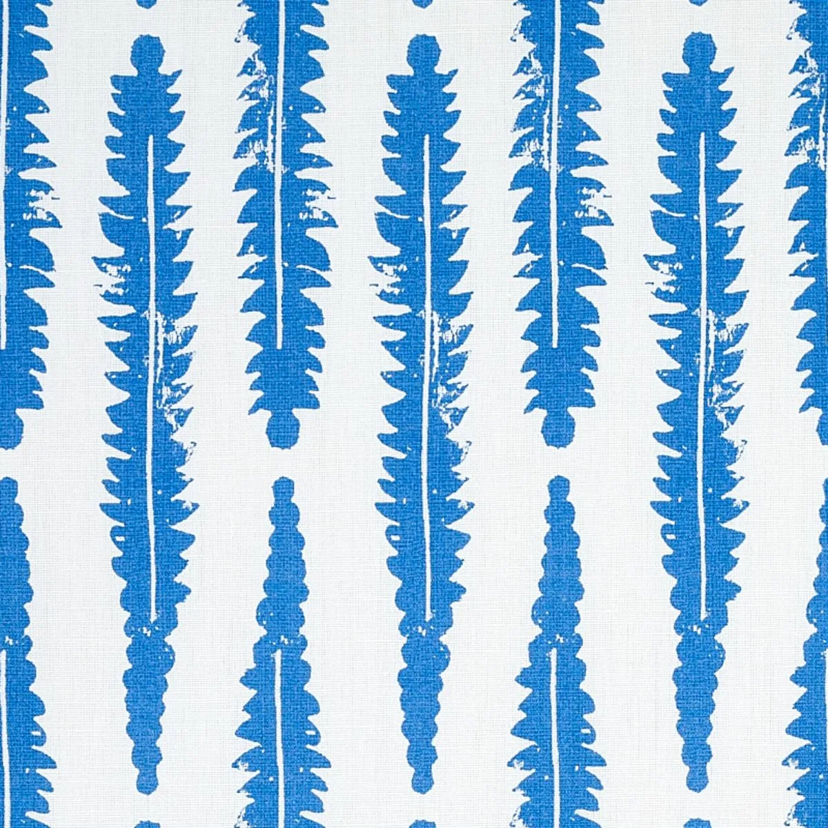 Schumacher 179153 Fern Blue fabric swatch