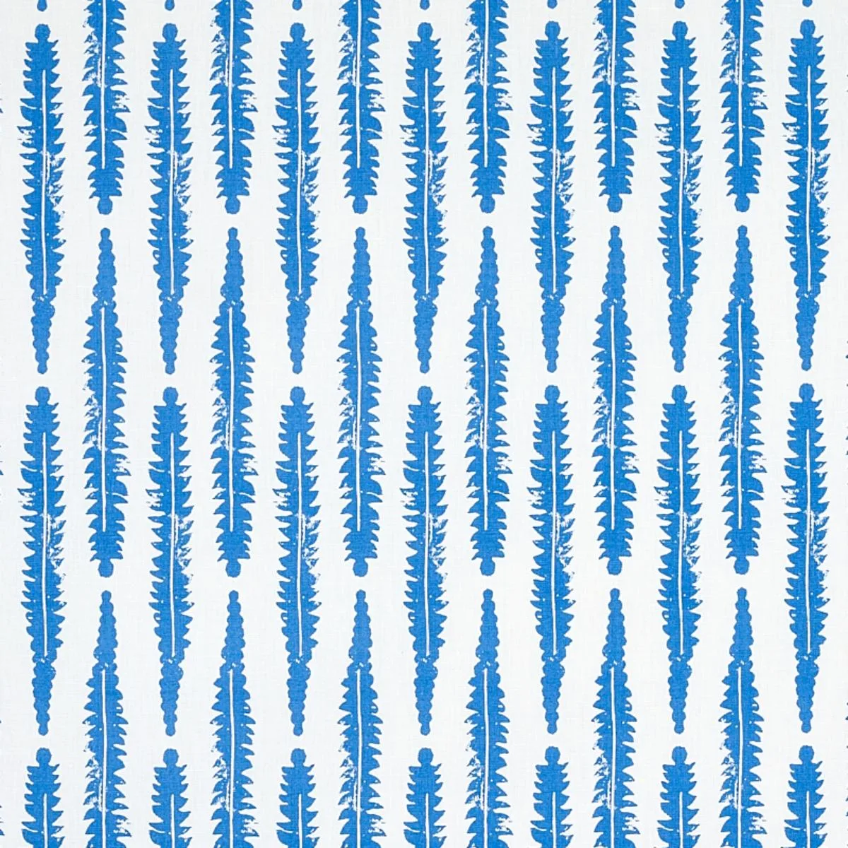 Schumacher 179153 Fern Blue fabric swatch