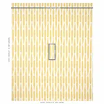 Schumacher 179152 Fern Mustard fabric swatch