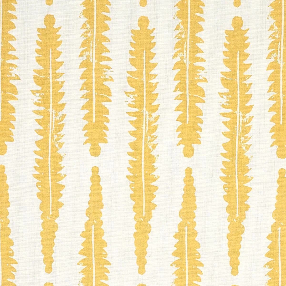 Schumacher 179152 Fern Mustard fabric swatch