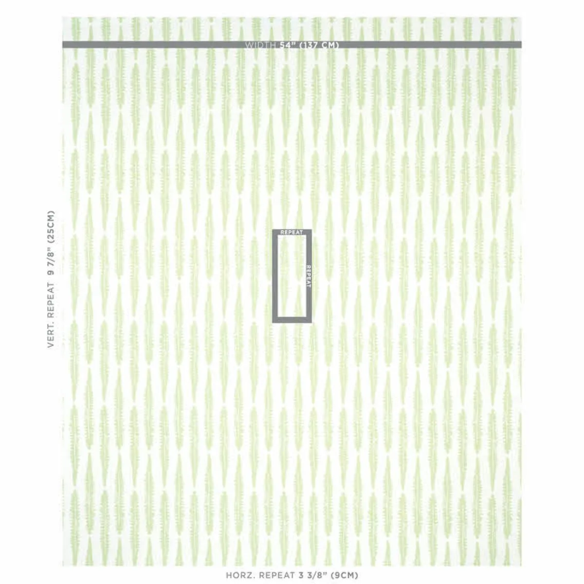Schumacher 179151 Fern Sage fabric swatch