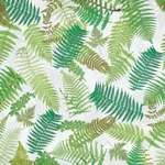 Schumacher 177590 Fernarium Green & Ivory fabric swatch